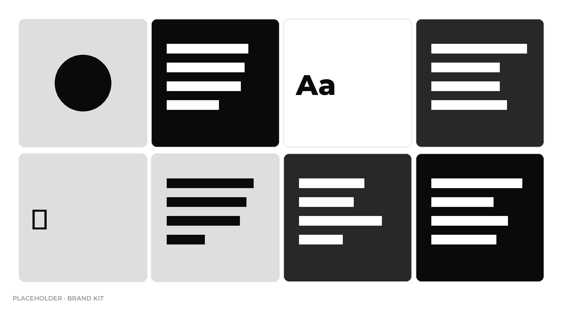 Brand kit grid